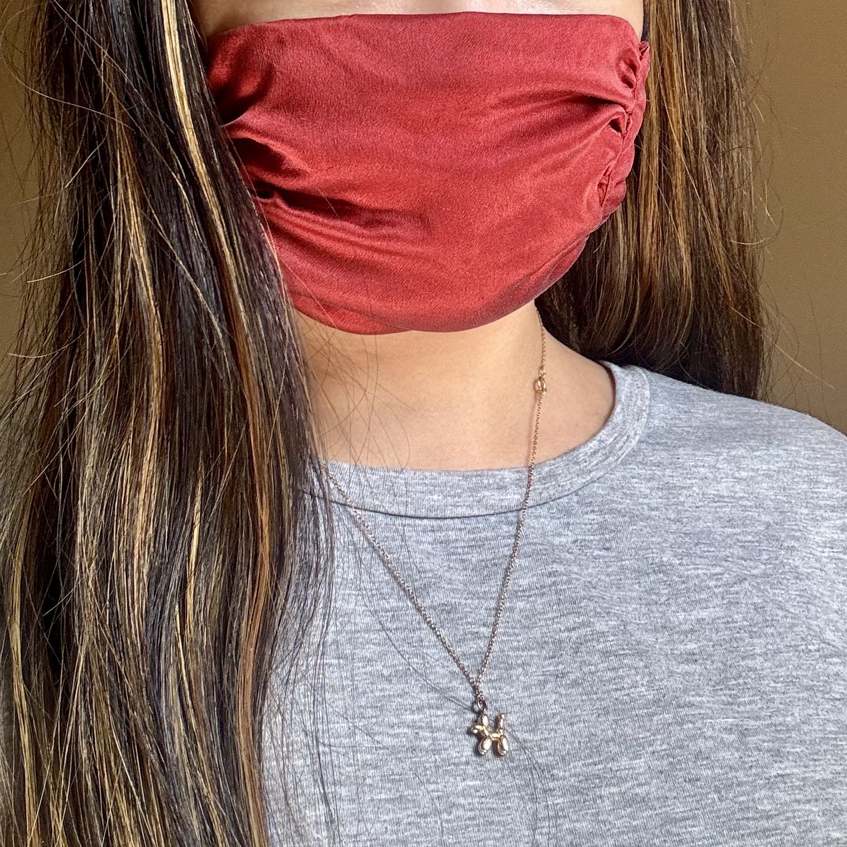 KES Silk Face Mask & Chain