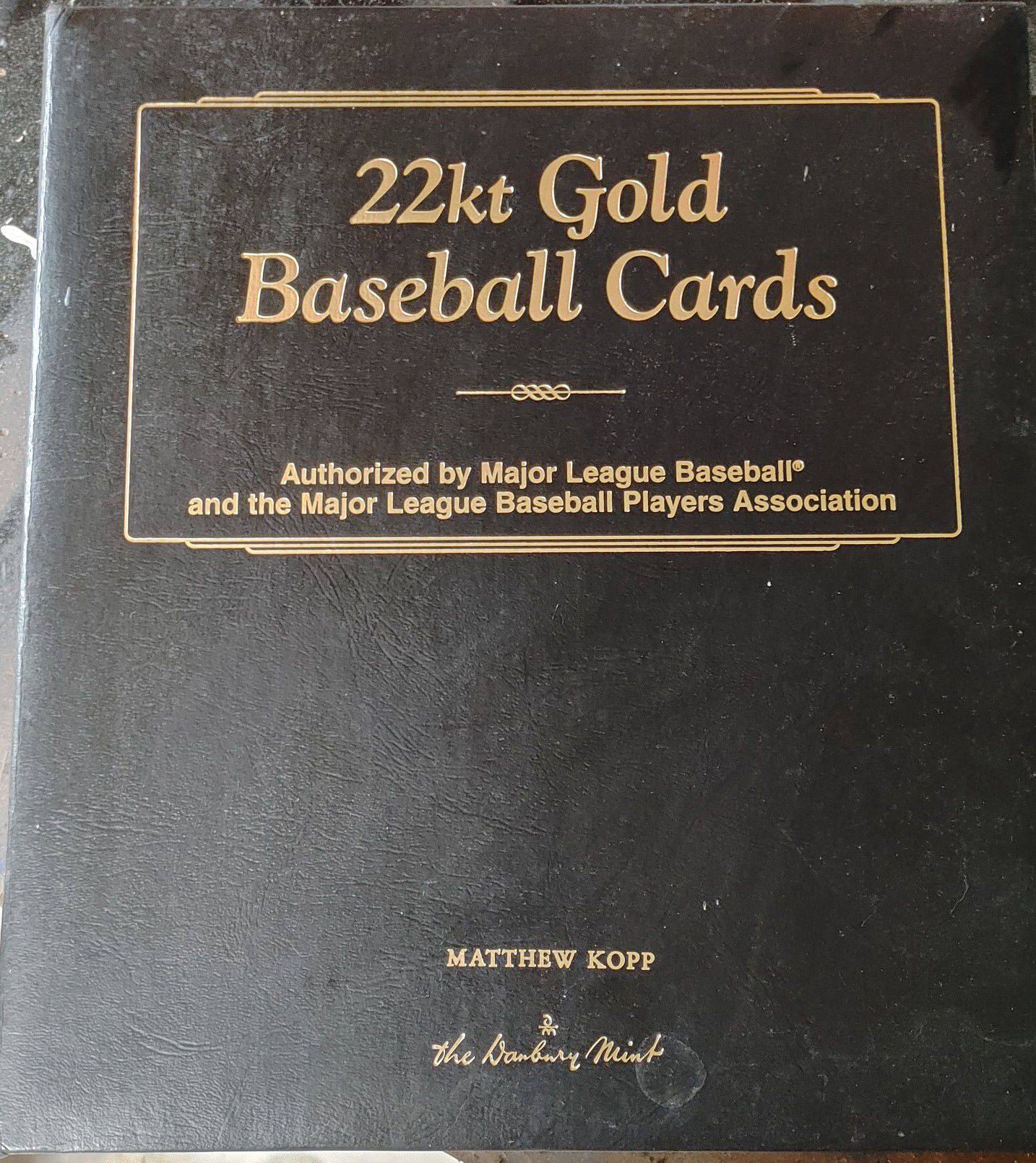 Danbury mint gold baseball cards