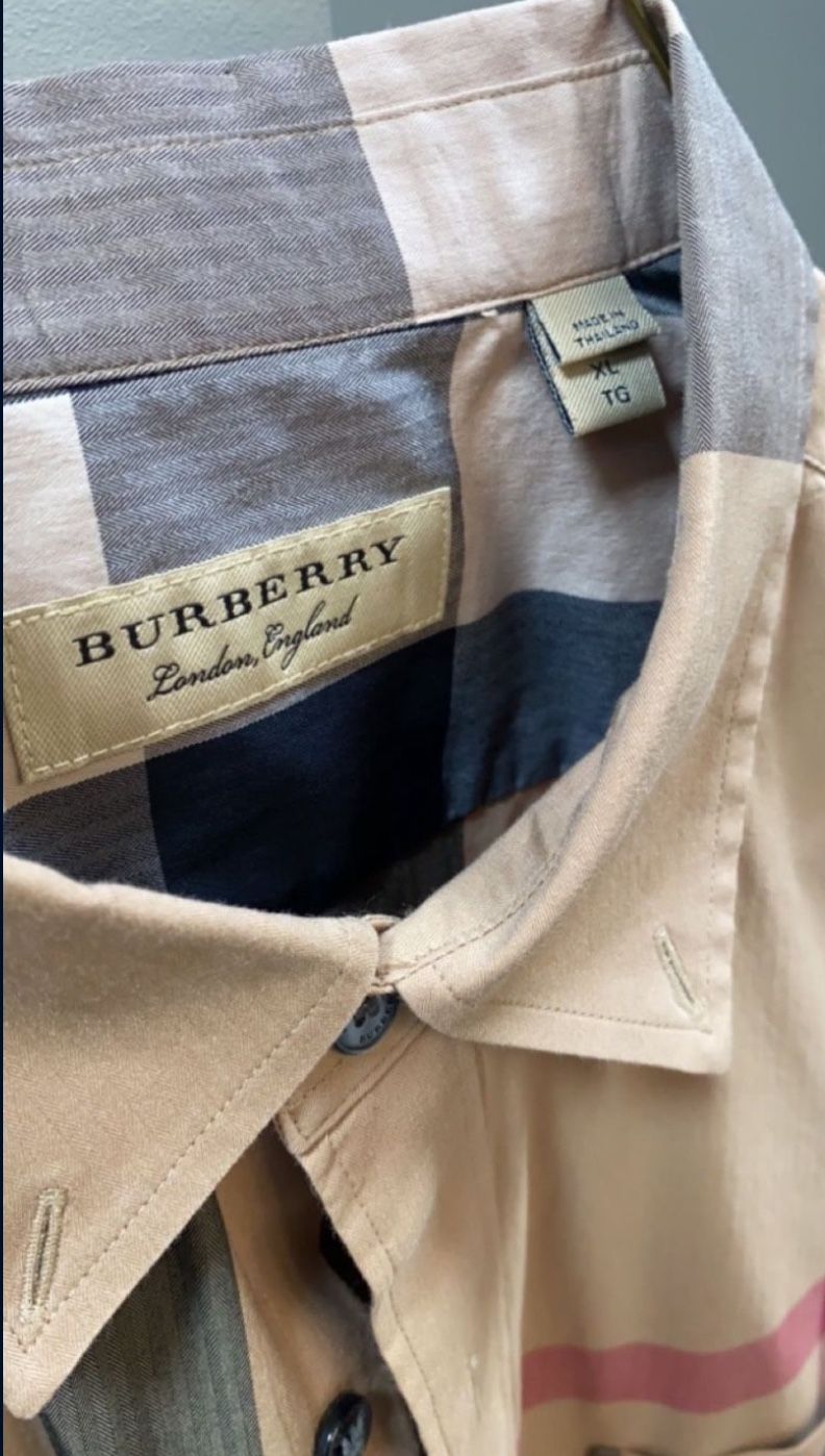 Mens Burberry Shirt Xl 