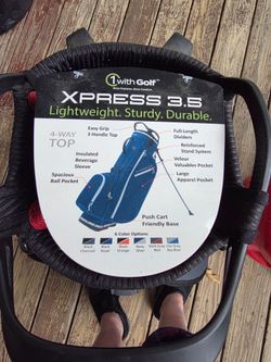 1 with golf stand bag.