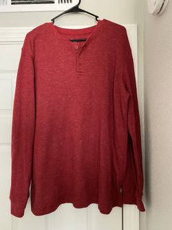 George Red Long Sleeve thermal T Shirt Size XL 46-48