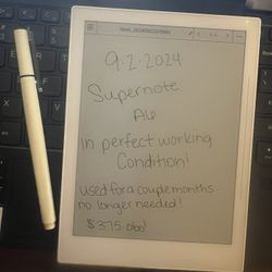 Supernote A6 Eink Notepad