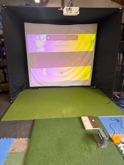 Steak ST+ golf simulator & full set up