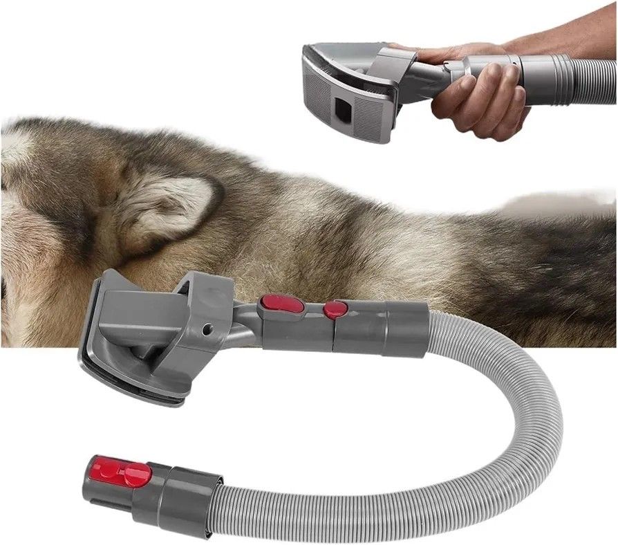 Vacuum Cleaner Hose, Compatible for Dyson V11 V10 V8 V7 V6, Vacuum Cleaner Dog Brush Hose Attachment Pet Grooming Tool.