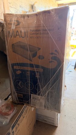 New Bootz Maui 60” Bathtub - Right Drain