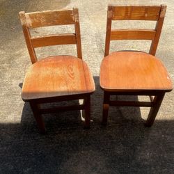 Kids Wooden Chairs 