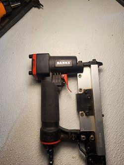This lightweight pin nailer shoots 23 gauge pin nails. 