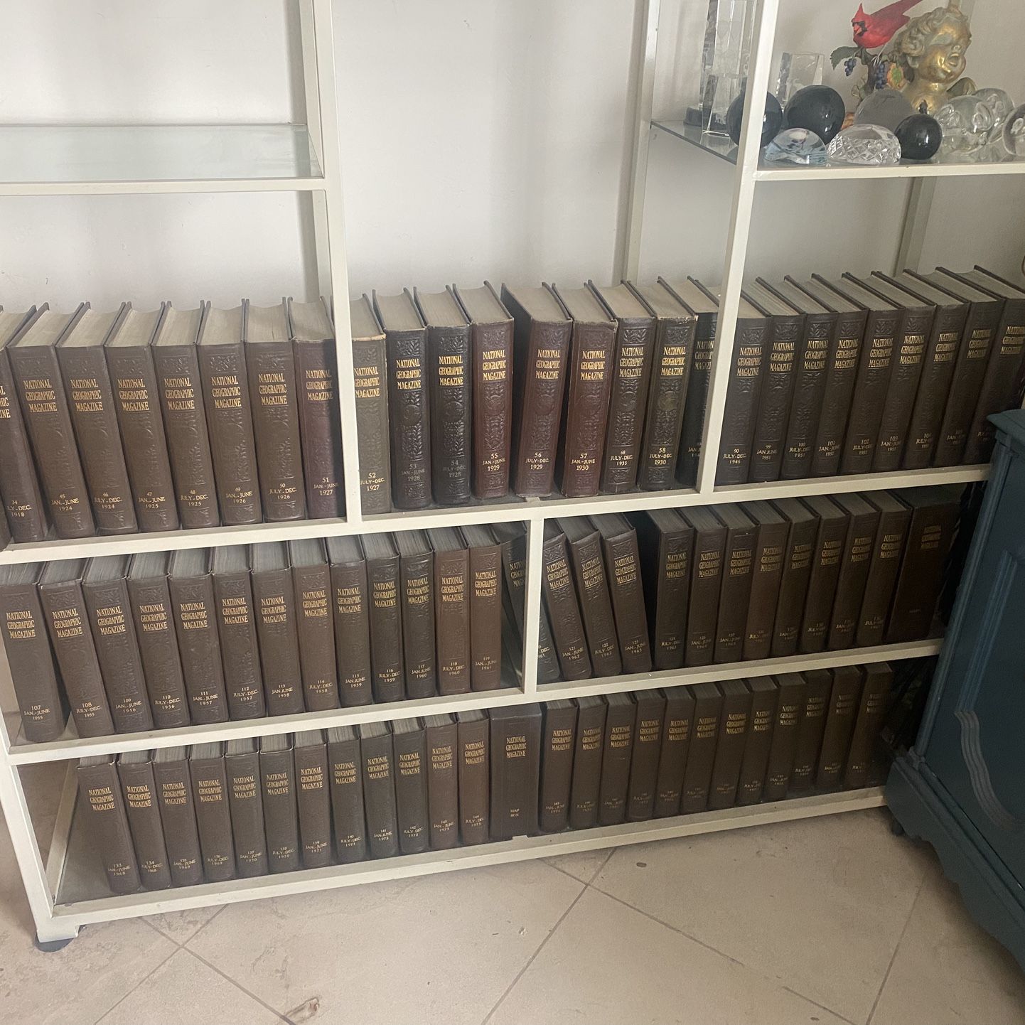 Hard Bound National Geographic Books From 1918 And More