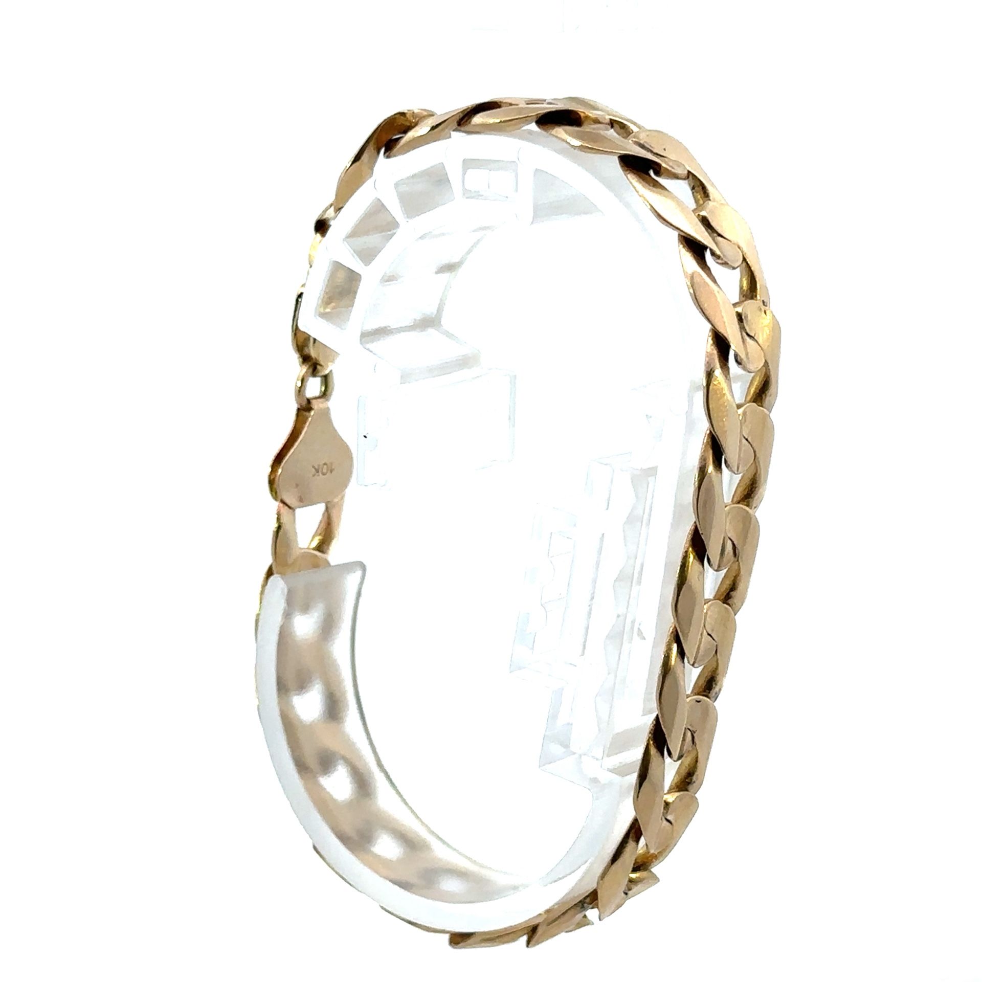 10k Yellow Gold Men’s 8” Inch Curb Chain Bracelet GP3104114