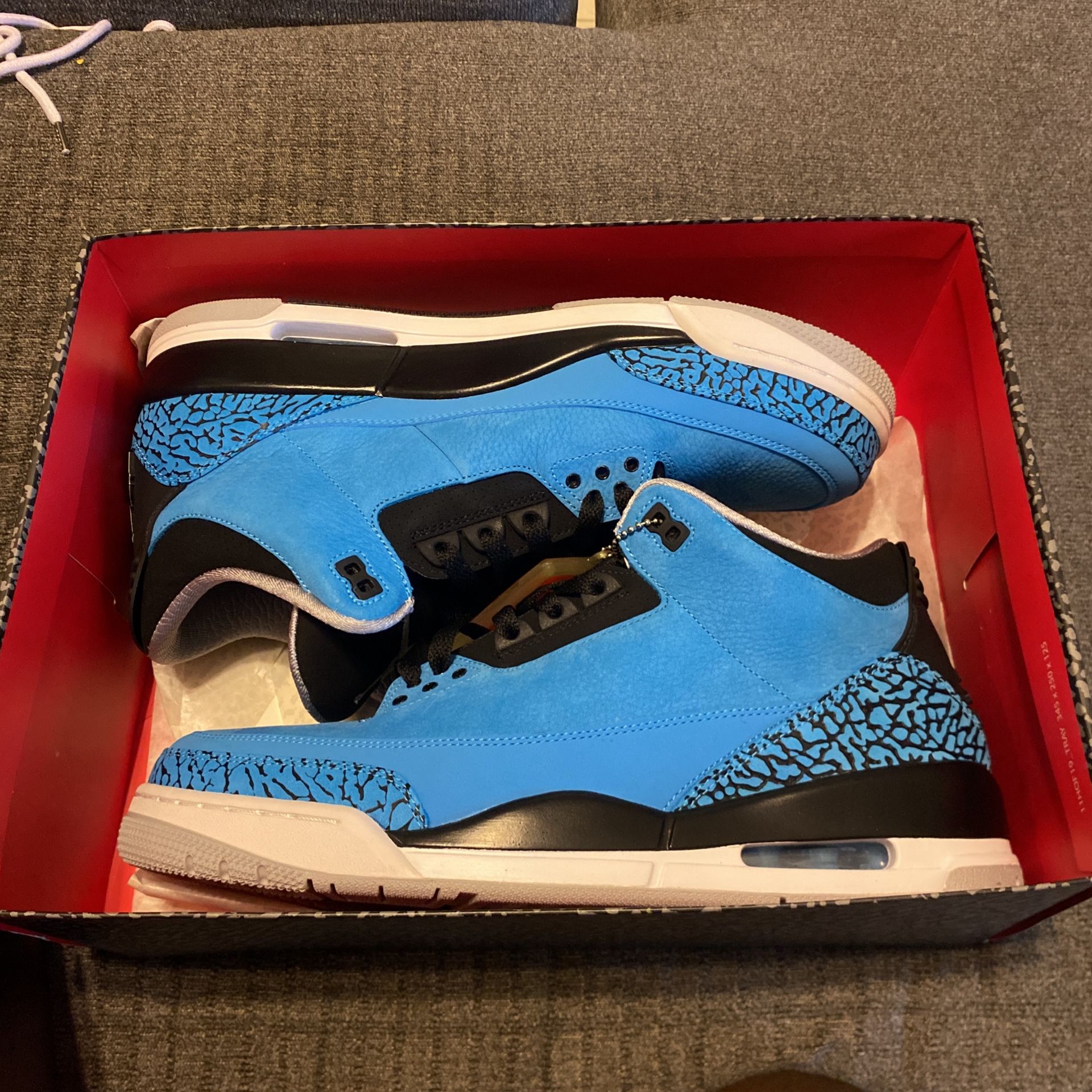 Size 12 Air Jordan 3 Retro Powder Blue (Price Adjustable)