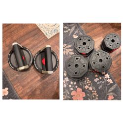 Weights And Perfect Pushup Fitness Equipment 