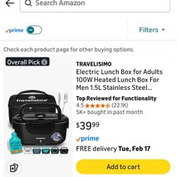 Electric Lunch Box Adult