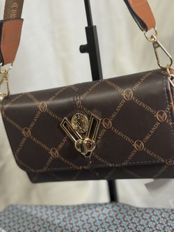  Valentino Orlandi brown and bronze crossbody bag