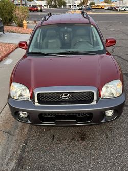 Hyundai Santa Fe SUV Red