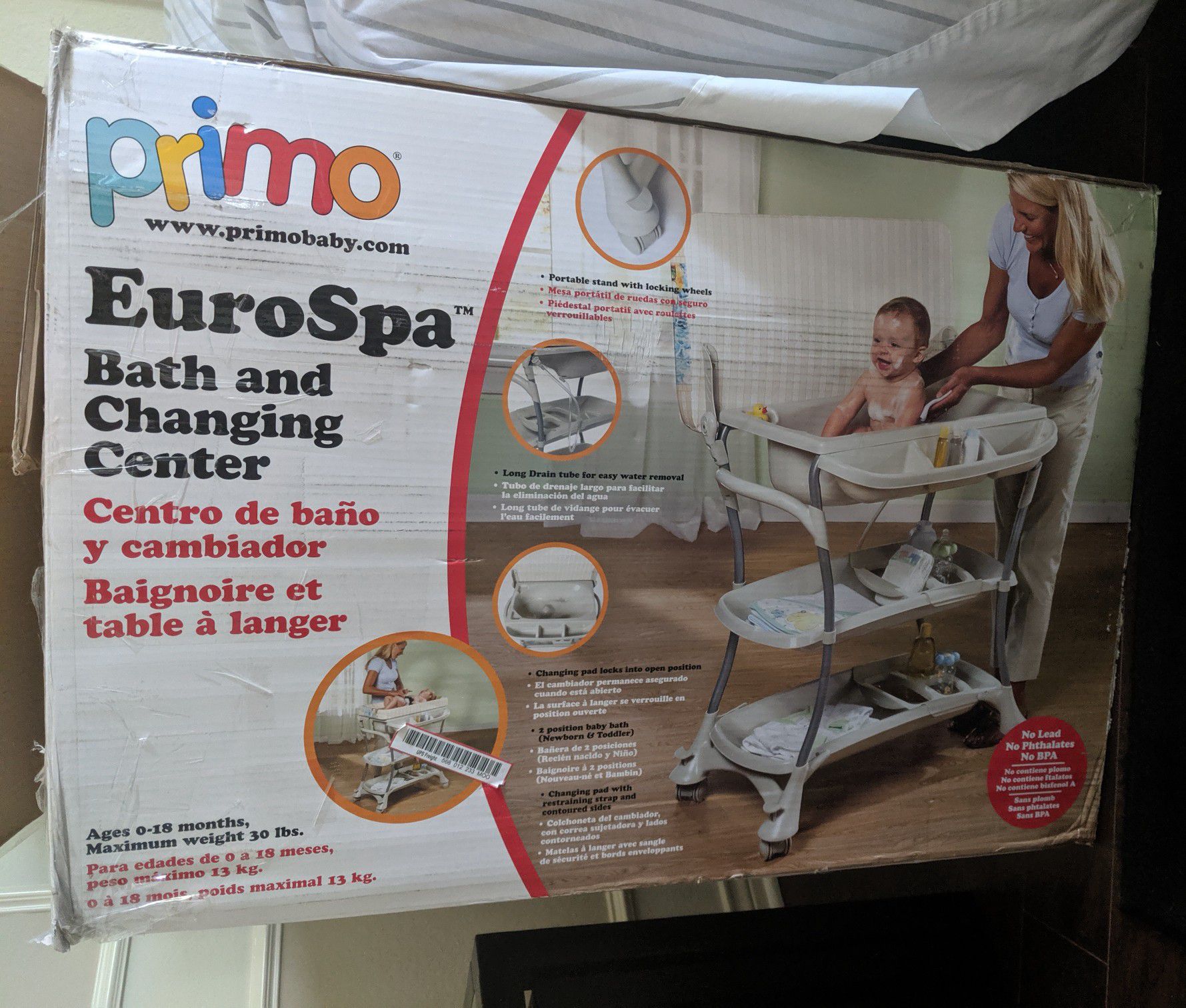 PRIMO - Baby bath and changing table