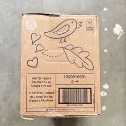 Bambo Nature Dream Toddler Toddler Training Pants Size 6 Over 40 lbs. 95Ct