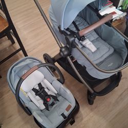 Baby stroller and car seat