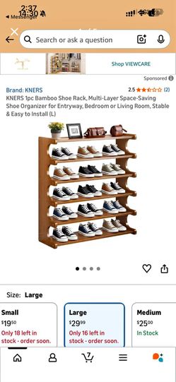 Brand New Shoe Rack For $20