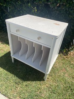 Antique Records Table