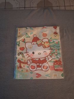 Hello Kitty Christmas Double Sided 15 Inch Tote Bag