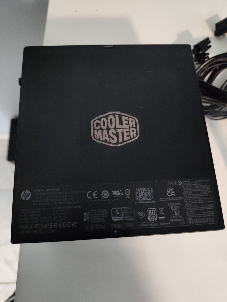 Cooler Master 600W PSU 80 Plus Gold