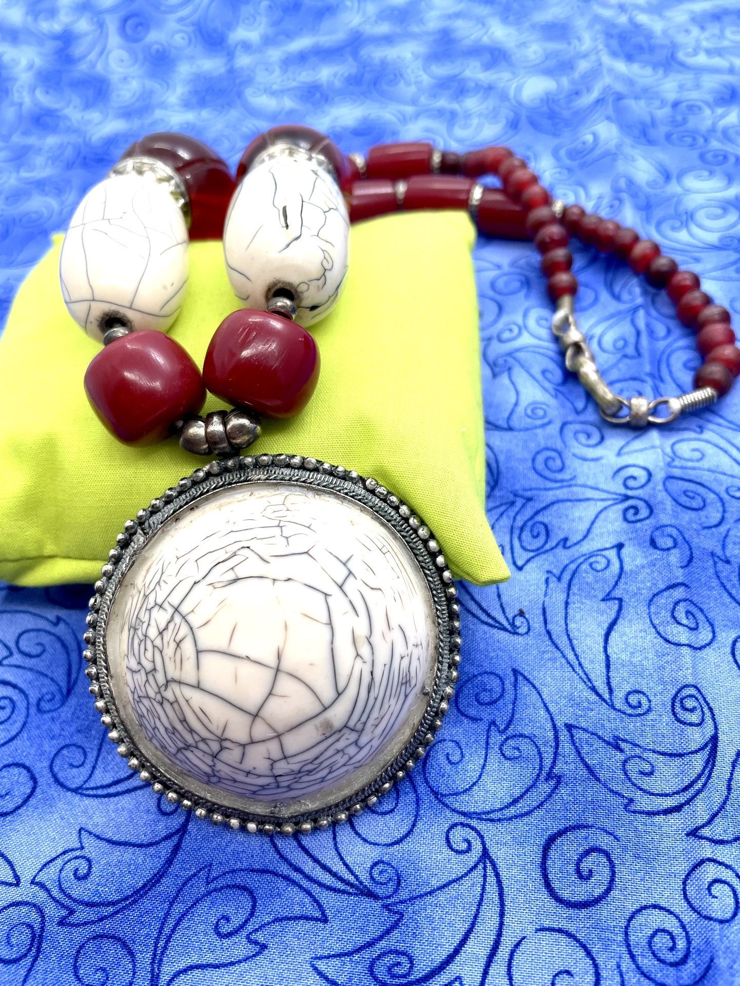 Cherry Red Necklace 2200