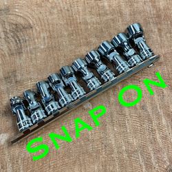 Snap On 10pc — 3/8 METRIC  Flank Drive  Flex Socket Set (((( $450 )))) ❗️Like New ❗️