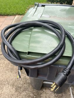 nema l6-30p plug with 8awg wires 10ft