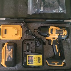 Brand New 1000 NM 740 Ft Lbs IMPACT Kit Compatible With Dewalt Batteries 