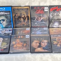 DVD Lot Of 24 New and Used In EXCELLENT condition movies!