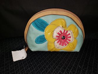 New Relic floral make up bag