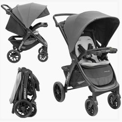 Chicco Bravo LE Quick Folding Transitional Travel Stroller Retail $350