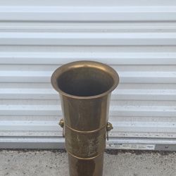 Brass vintage floor vase/umbrella holder