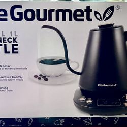 Elite Gourmet Digital Gooseneck Kettle 