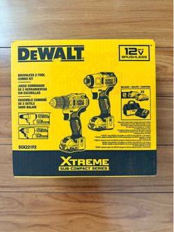DEWALT XTREME 2-Tool 12V MAX XR Brushless Drill/ Impact Driver
