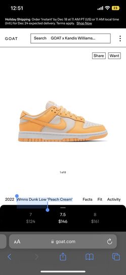 Women’s Nike Dunk Peach Cream