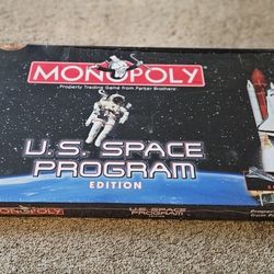 U.S. Space Program Edition Monopoly 1998 New Factory Sealed. Box has light wear.
