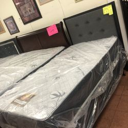 New Twin Size Bed With Mattress And Box Spring Included 