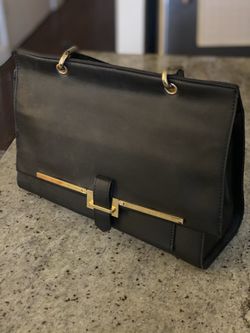 Black And Gold Handbag