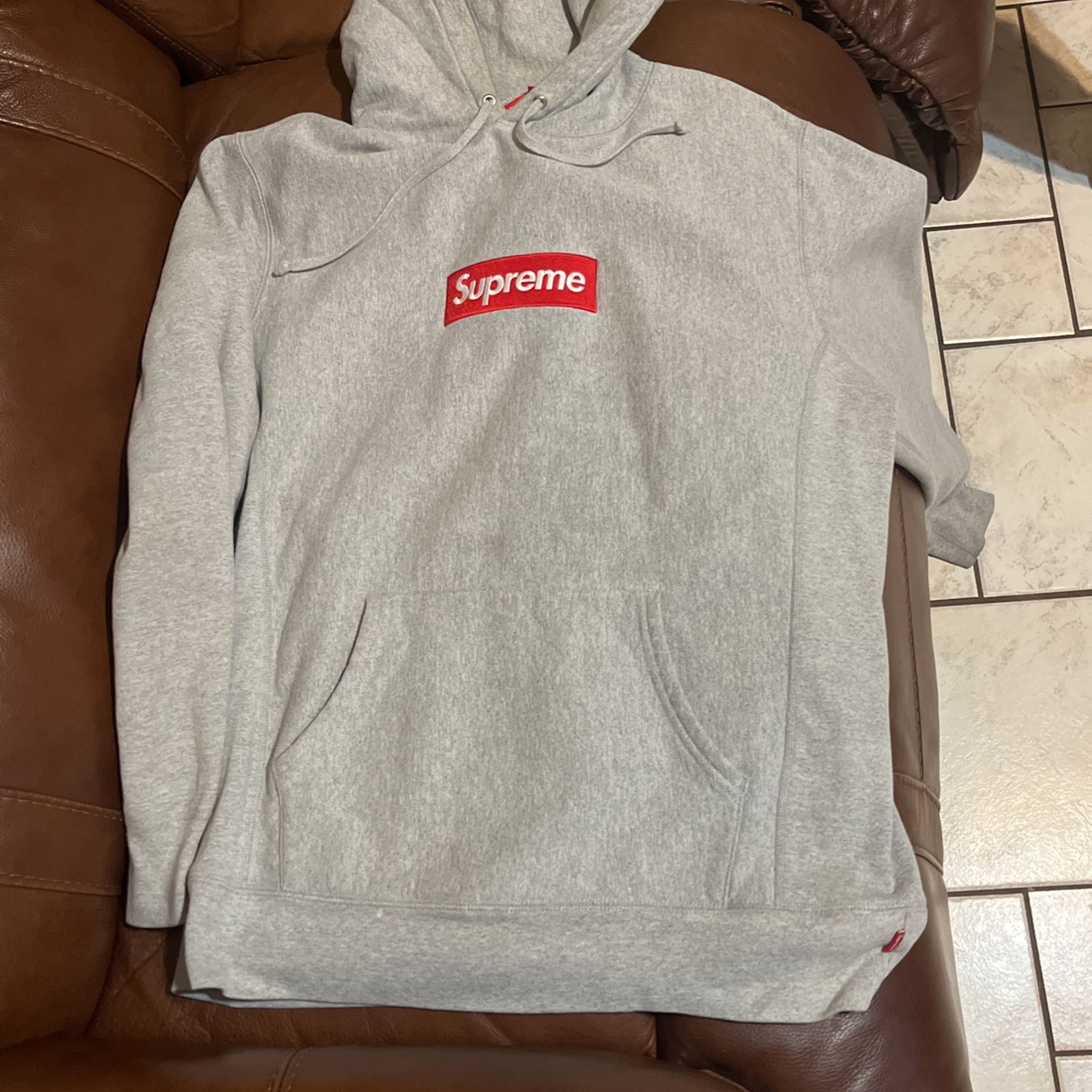 heather grey supreme box logo og