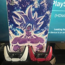 PlayStation 5 (Disc Version) Bundle – 2 Controllers + Game