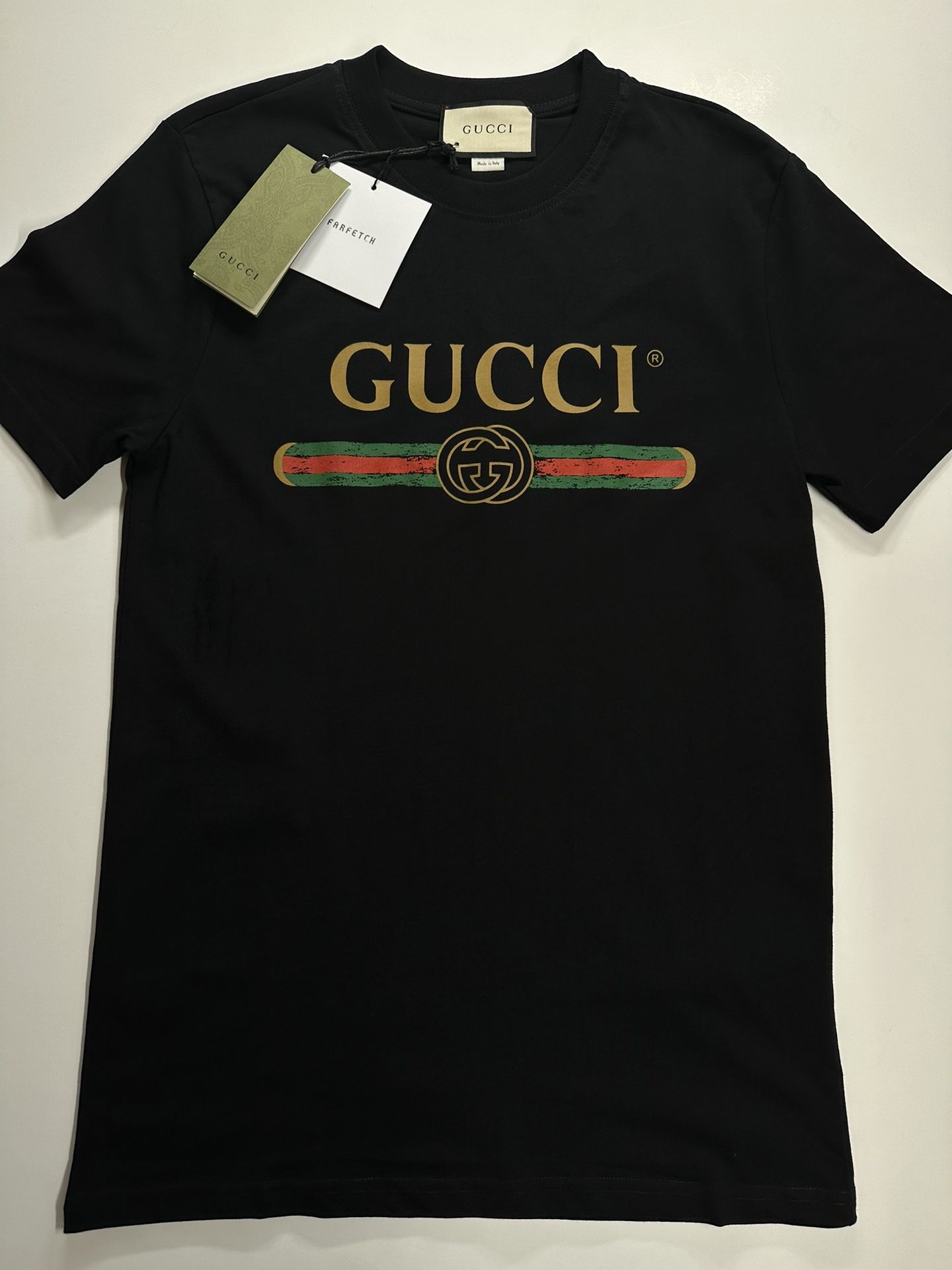 GUCCI Oversize Washed T-Shirt With GUCCI Logo