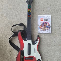Wii Game... Guitar Hero Lego Rockband Bundle !!!