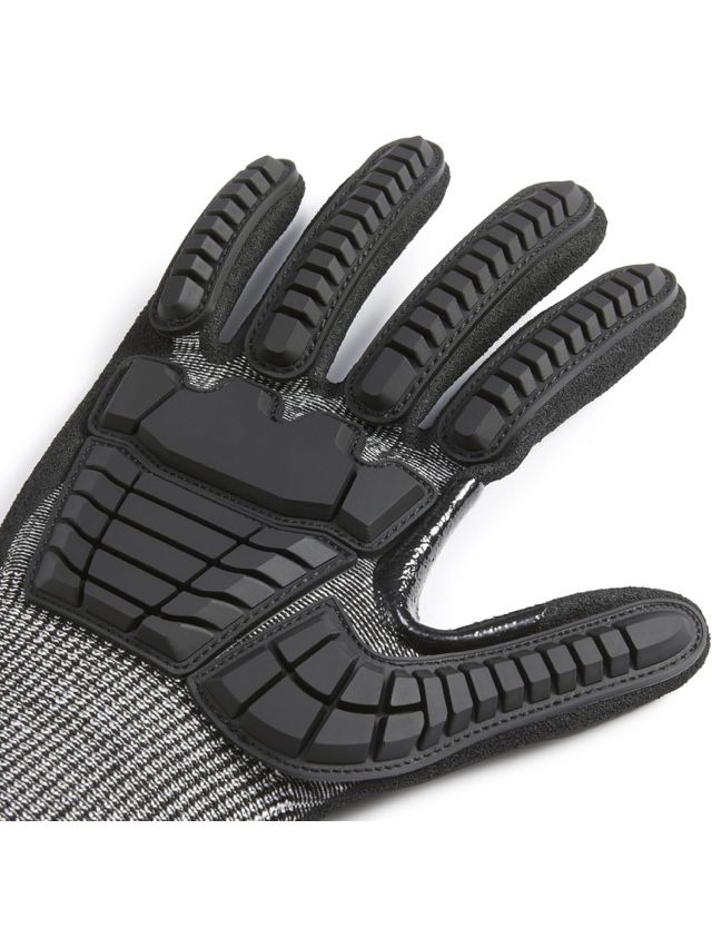 Pack of 10 Pairs, Size 3XS Amazon Basics Impact Protection Gloves, Touch Screen Friendly Size XXXSmall