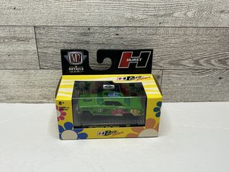 M2 Machines H Power Flowers Green ‘1967 Chevrolet Nove Gasser • Die Cast Metal • Made in China Scale 1:64