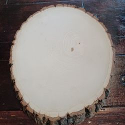 Natural Basswood Wood Round Medium 7 X 9 Inch