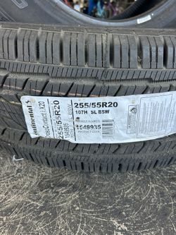 2 New Continental 255 55R20 107 Cross Contact