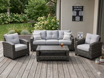 4pc Outdoor Patio Seating Set