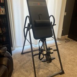 Premium Inversion Table w/ Ironman Memory Foam Lg Backrest