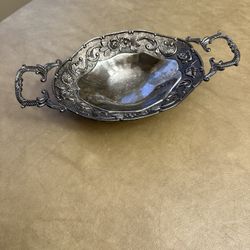 Antique Silver Candy Dish